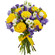 bouquet of yellow roses and irises. Namibia