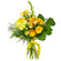 Yellow bouquet of roses and chrysanthemum. Namibia
