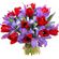 bouquet of tulips and irises. Namibia